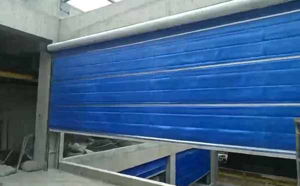 大型物流园区完成玉门防火门整体安装工程